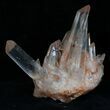 Tangerine Quartz Crystal Cluster - Madagascar #32244-2